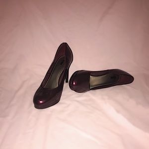 Wine Colored Pumps